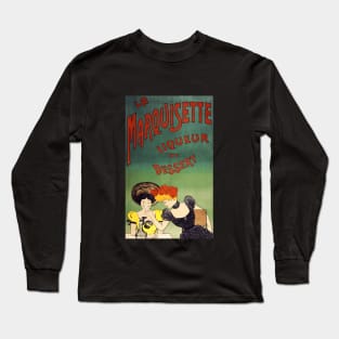 Retro Liquor Advertising / Marquisette Long Sleeve T-Shirt